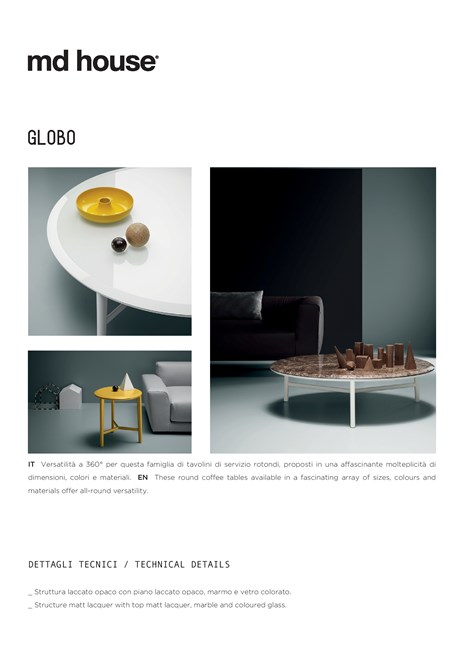 GLOBO | Glass coffee table Glass coffee table By MD House