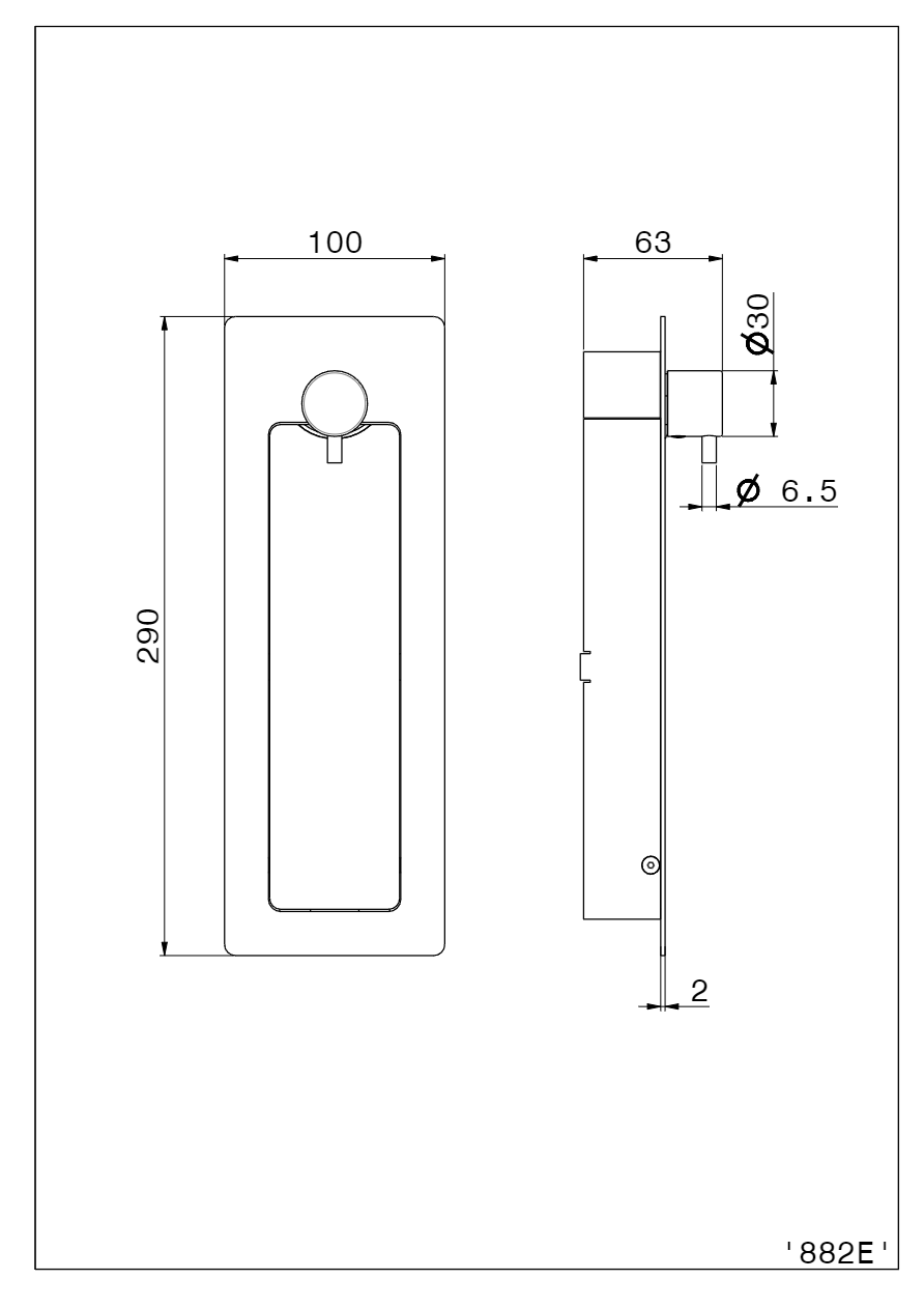 SHUT OFF 882E Douchette nettoyage WC By newform