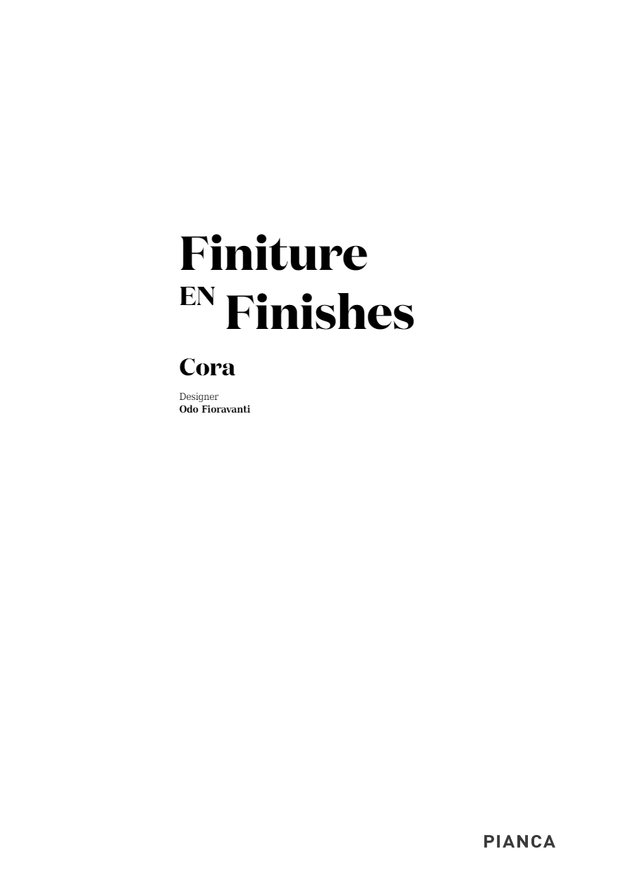 Cora - Finiture (en)