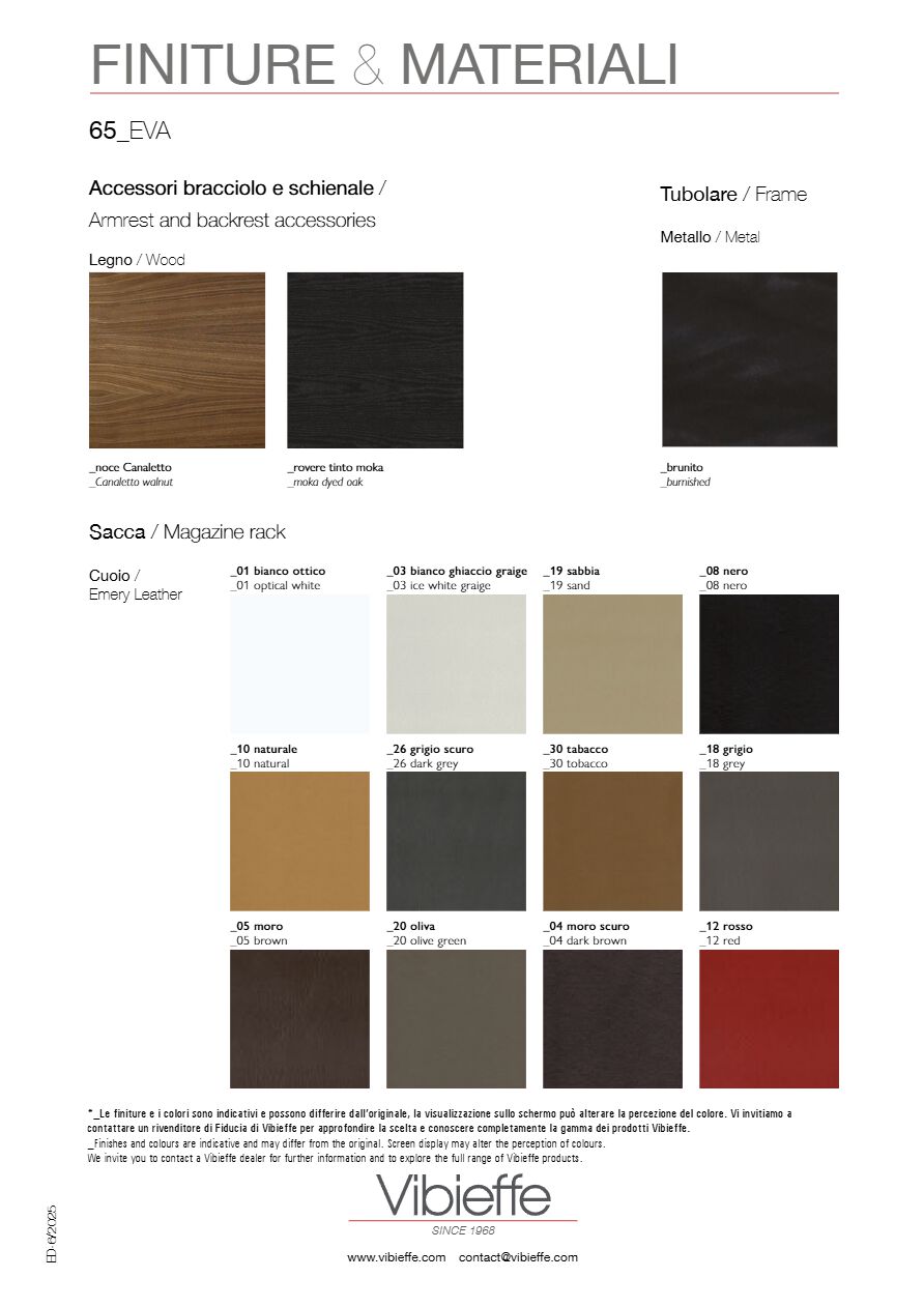 Catalogo Finiture&Materiali - 65 EVA (en, it)