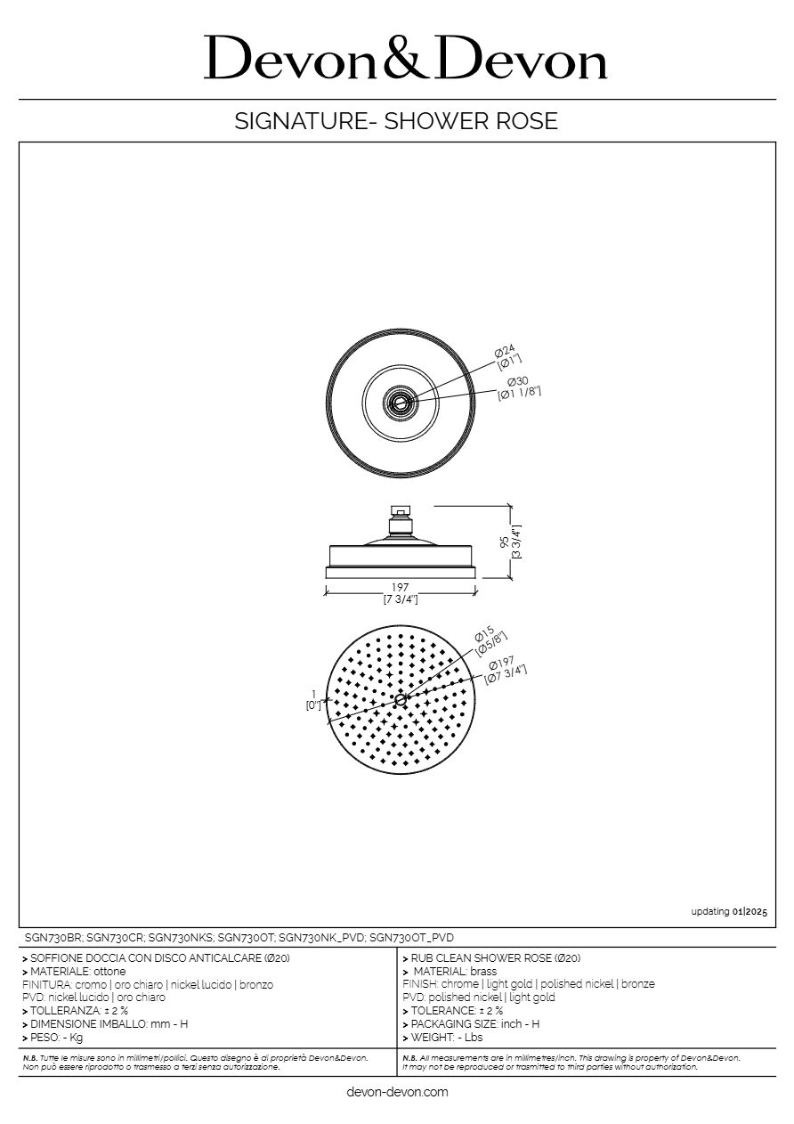 Catalogo Signature SGN730 (en, it)