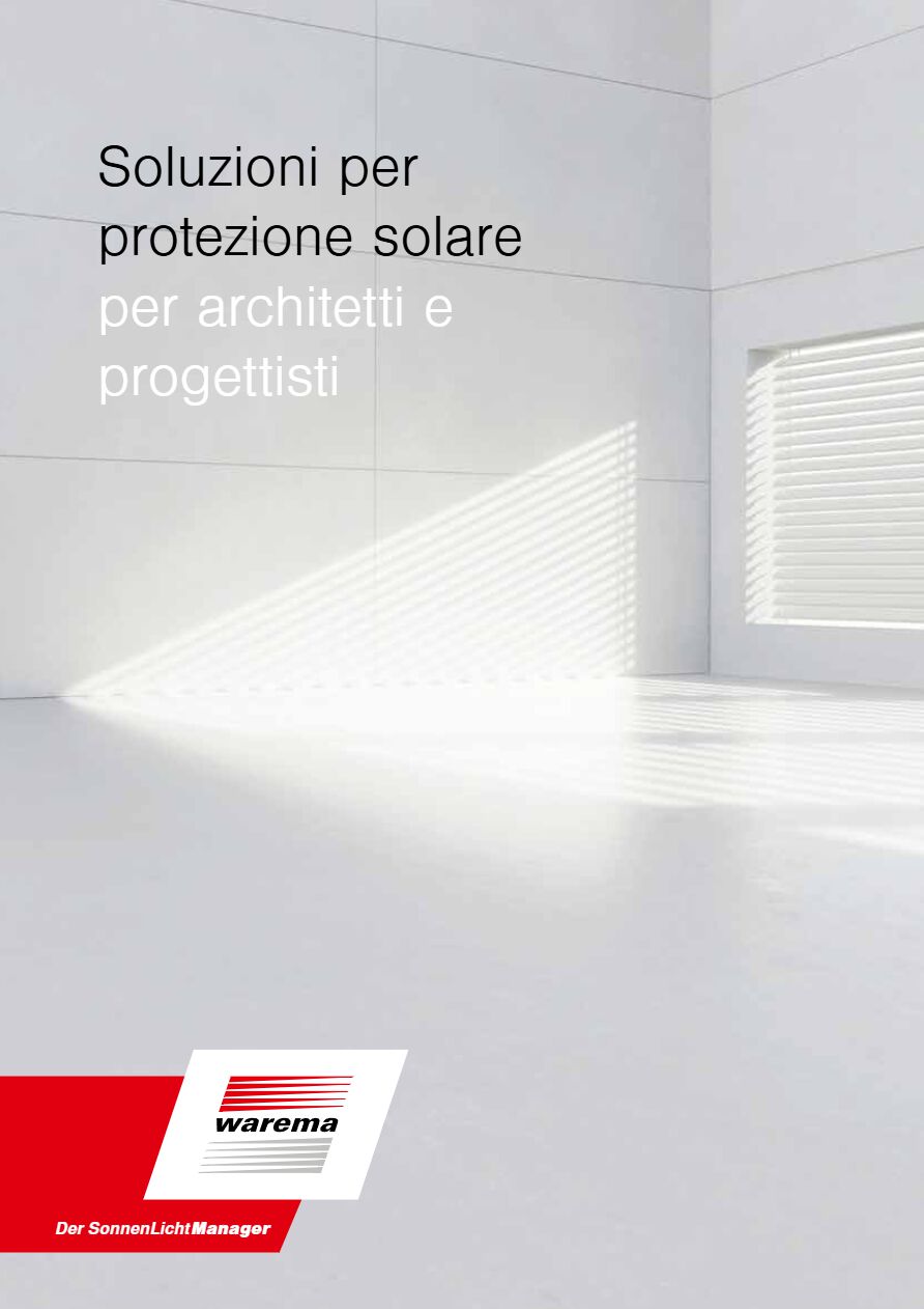 WAREMA Soluzioni per protezione solare