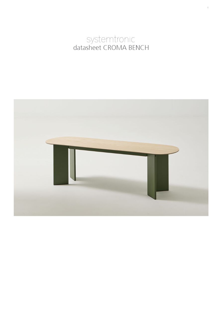 Catalogo Croma Bench (en)