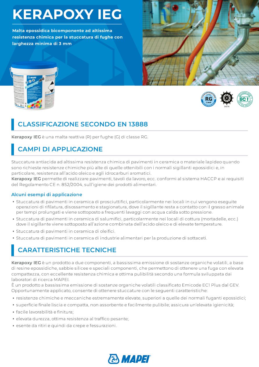 Catalogo Kerapoxy EG - Scheda tecnica (it)
