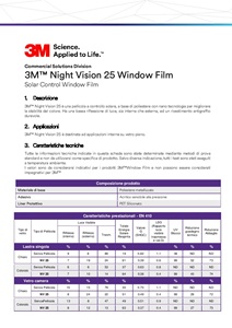 3M Night Vision NV25 scheda tecnica 2017