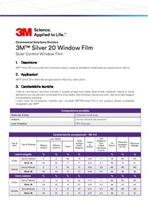 3M Silver 20 scheda tecnica 2017