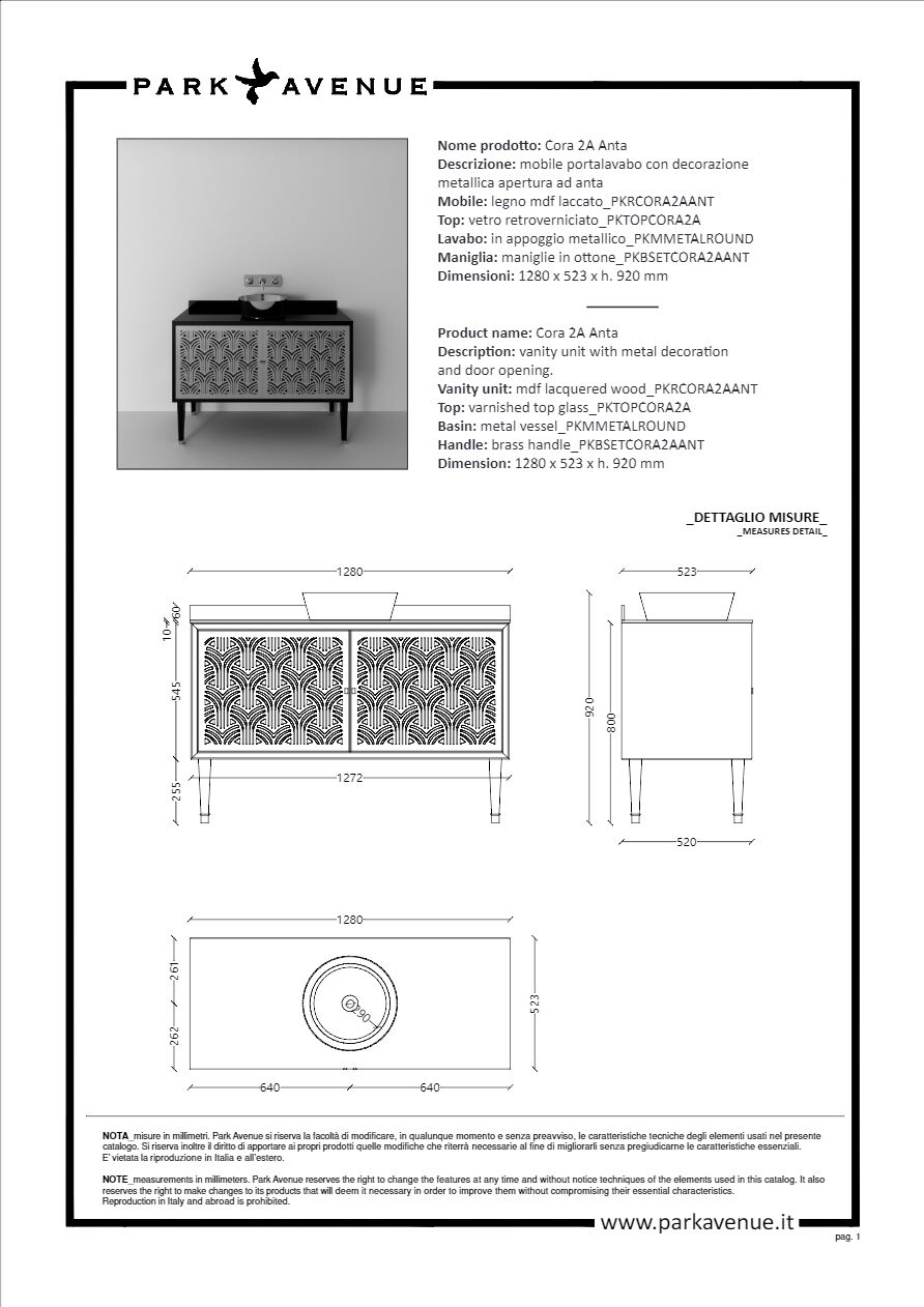 Catalogo PKRCORA2AANT (it, en)