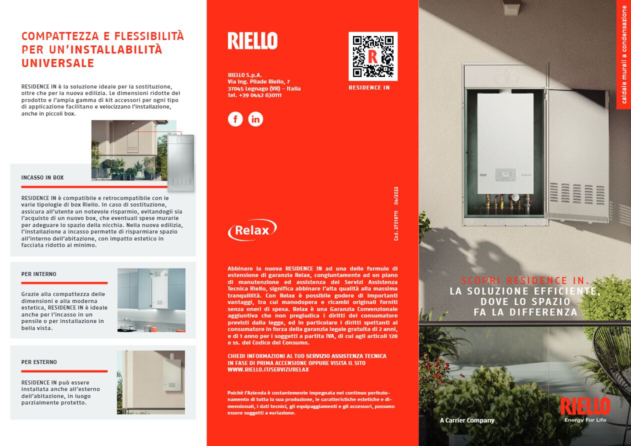 RESIDENCE IN - Leaflet (it)