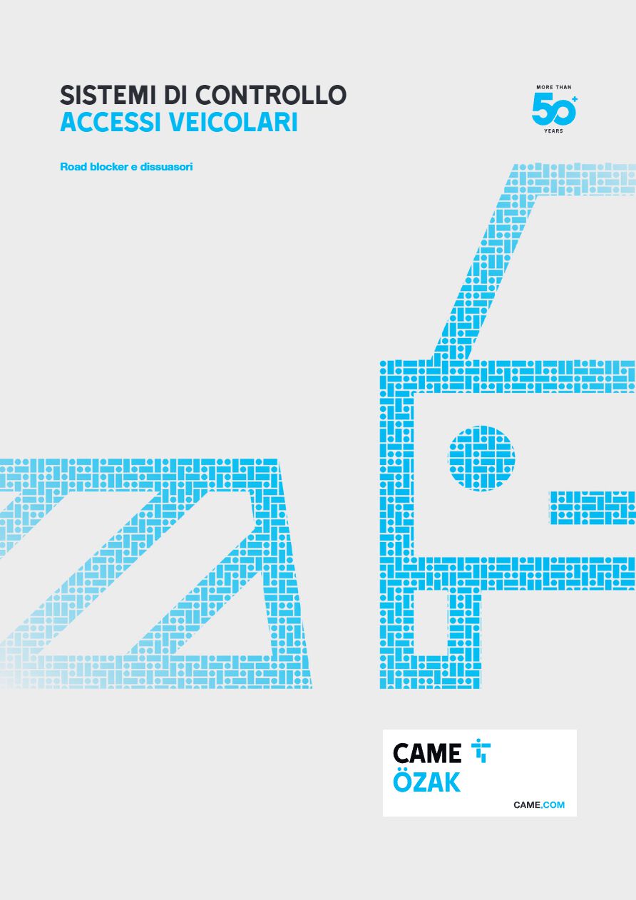CAME - CATALOGO CONTROLLO ACCESSI VEICOLARI (it)