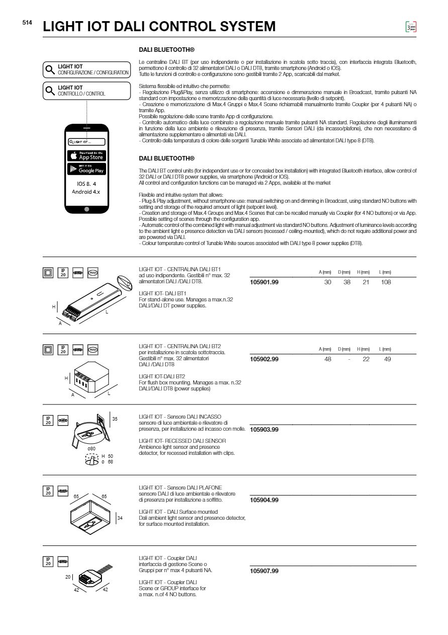 Catalogo DALI IOT (it, en)