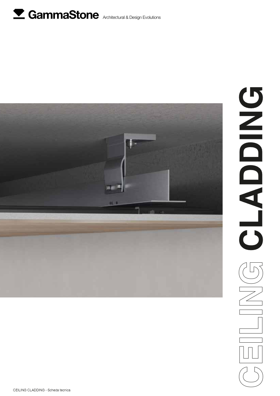Catalogo GammaStone Ceiling Cladding - Scheda tecnica (it)