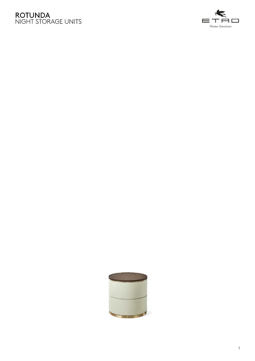 ROTUNDA Bedside table By ETRO Home Interiors