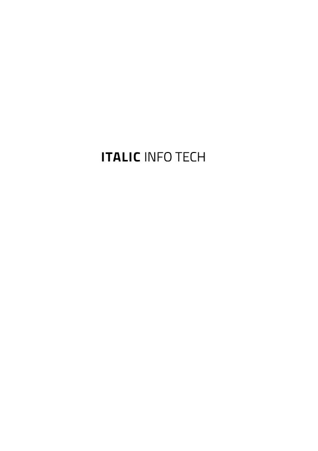 Catalogo ITALIC INFO TECH (it, en)