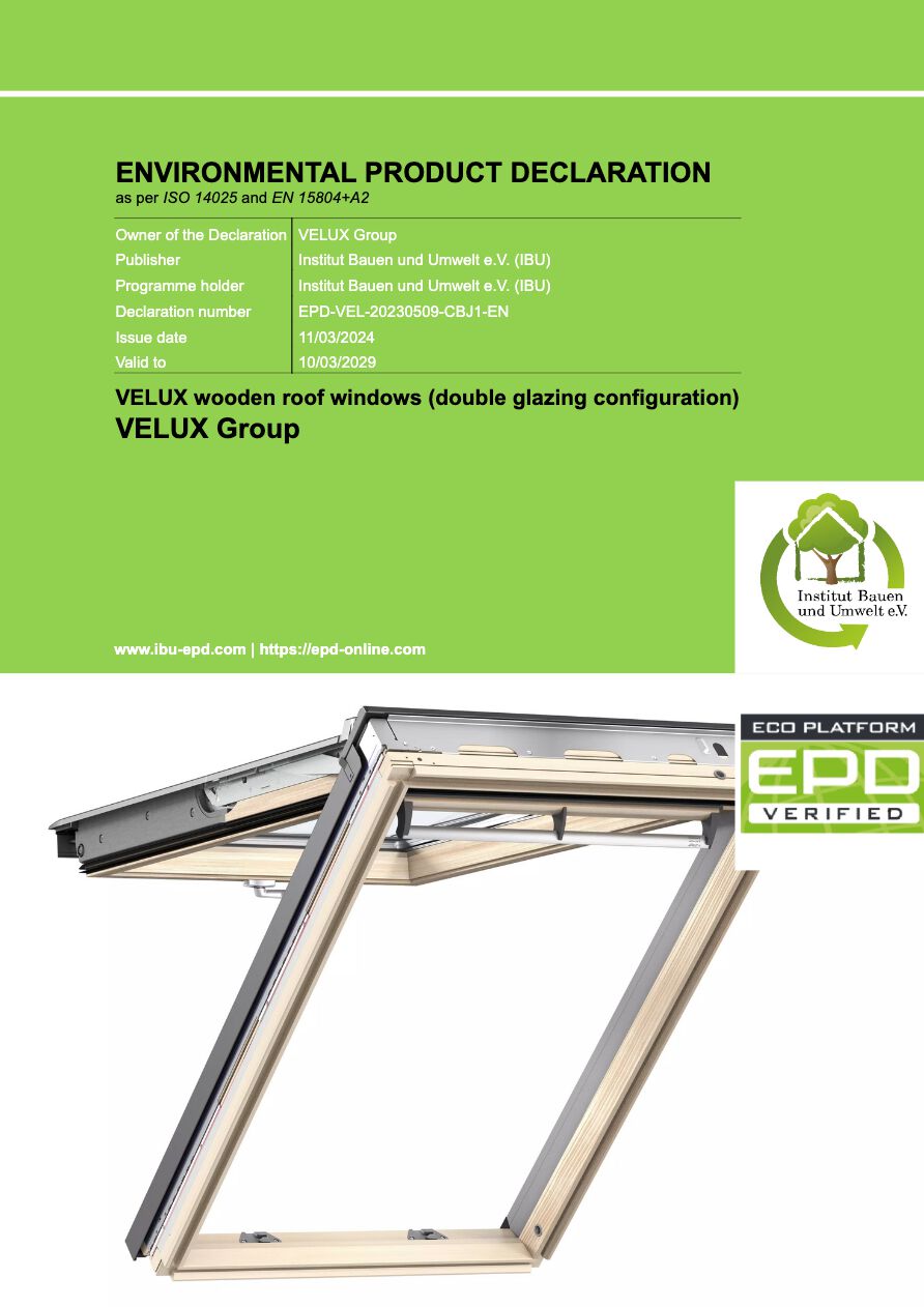 VELUX_CERTIFICATO_EPD_doppio vetro