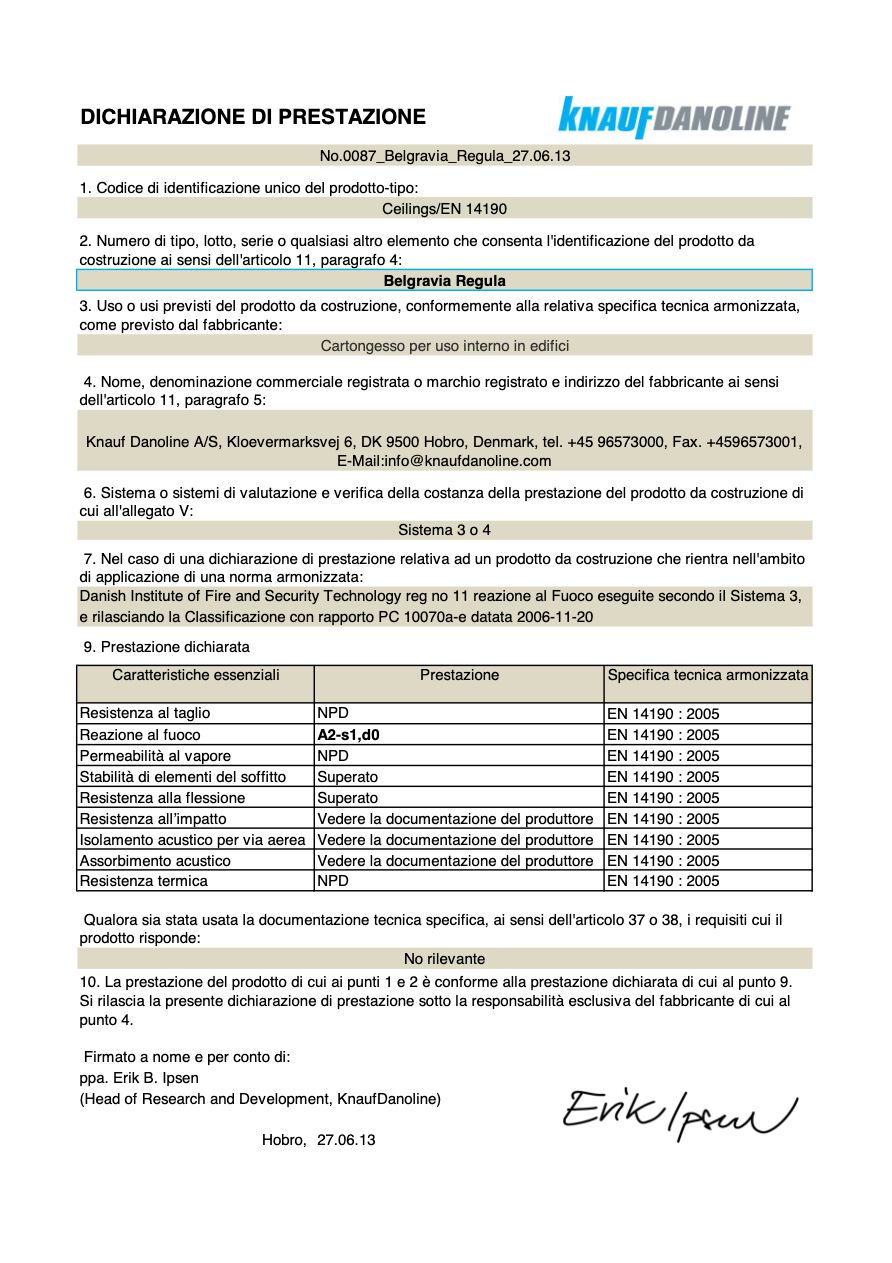 SoP - Danoline Regula R Belgravia (E24)
