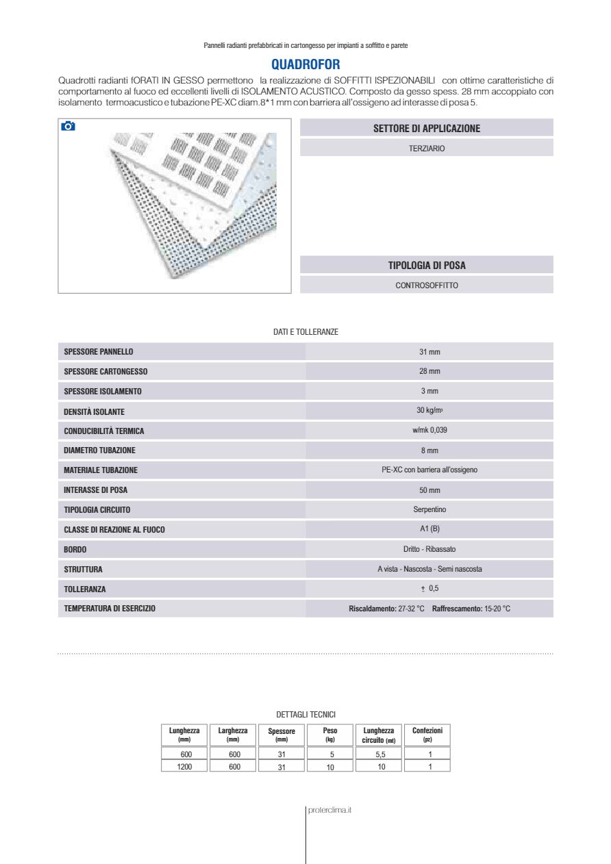 Pannello Radiante A Parete / A Soffitto In Gesso QUADROFOR - Indecal - Foto 5