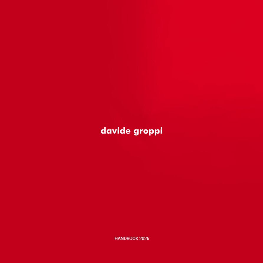 Davide Groppi - Handbook 2026 _ GLOBAL (it, en)