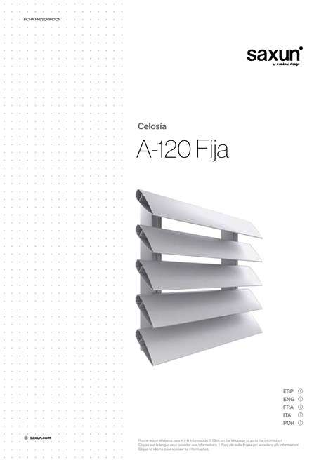 Catalogo A-120 - Scheda Tecnica (es)