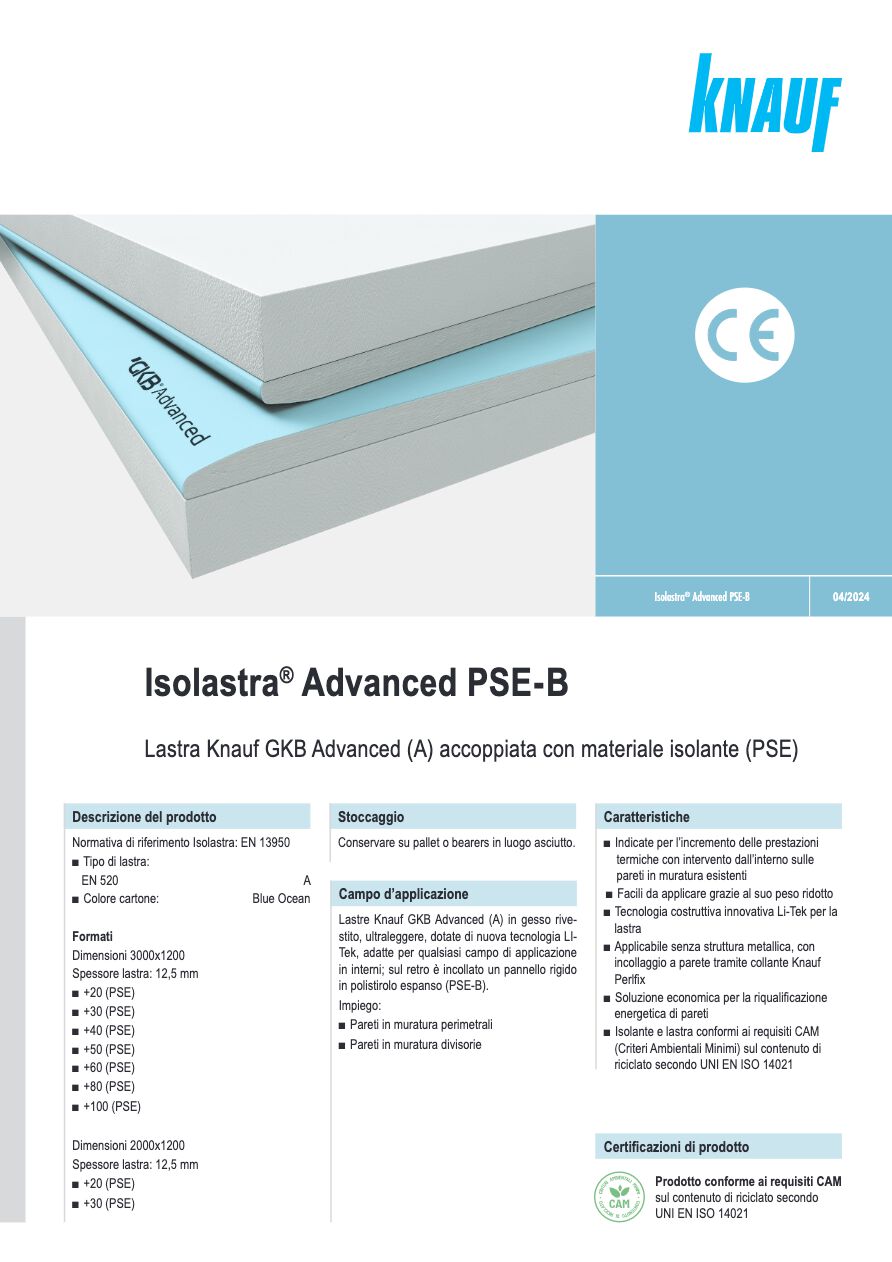 Catalogo Isolastra Advanced PSE-B (it)