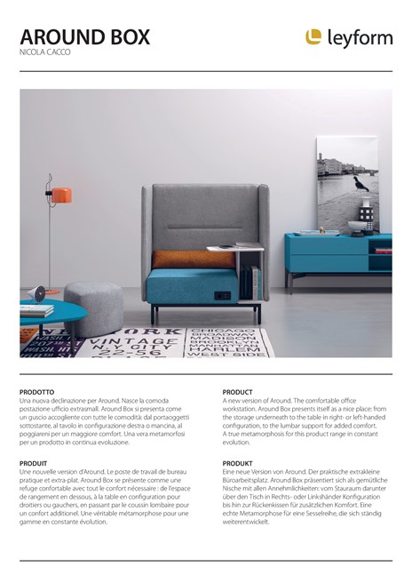 AROUND BOX cabine de bureau By Leyform