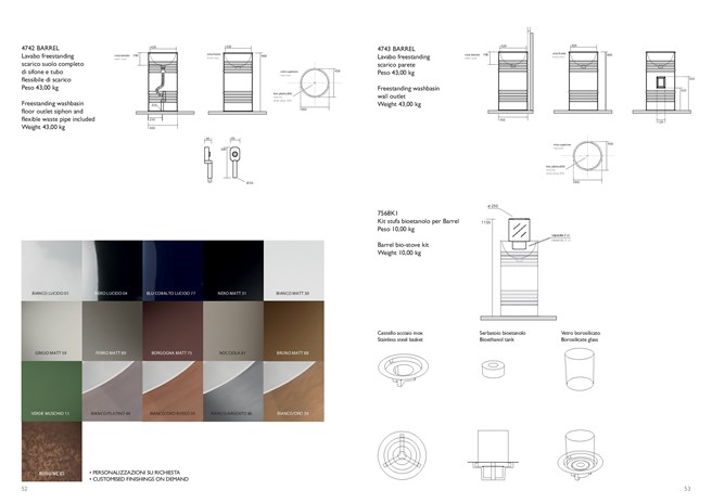 Catalogo ARTWORK BARREL - scheda tecnica (it, en)