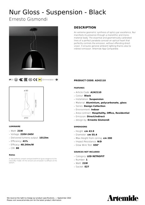 Artemide - Nur Gloss (en)