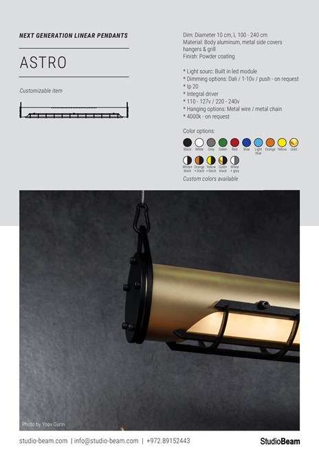 ASTRO Pendant lamp By Studio Beam