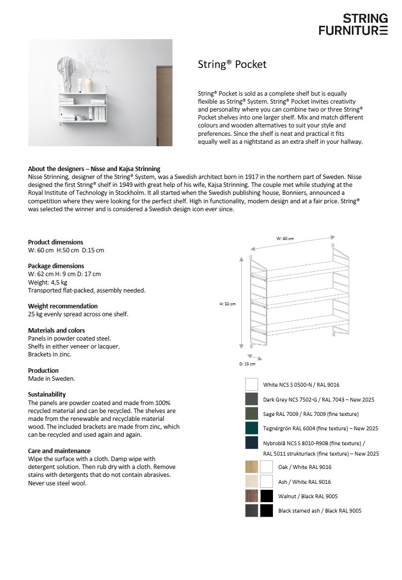 Catalogo STRING POKET (en)