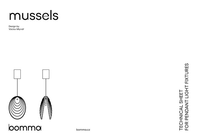 MUSSELS lampada a sospensione By bomma