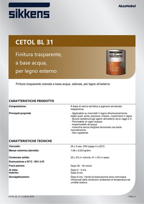 CETOL BL 31 (it)