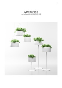GREEN CLOUD | Plant pot By Systemtronic design Mermelada Estudio
