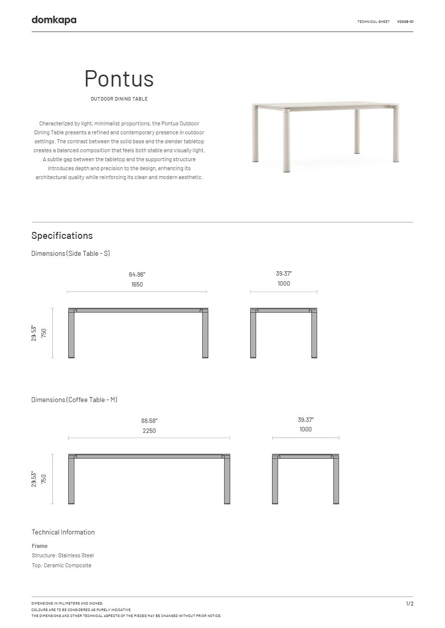 DK26.Z - PONTUS OUTDOOR DINING TABLE (en)