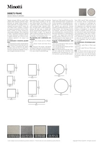 DIBBETS FRAME (it, en, fr, de)