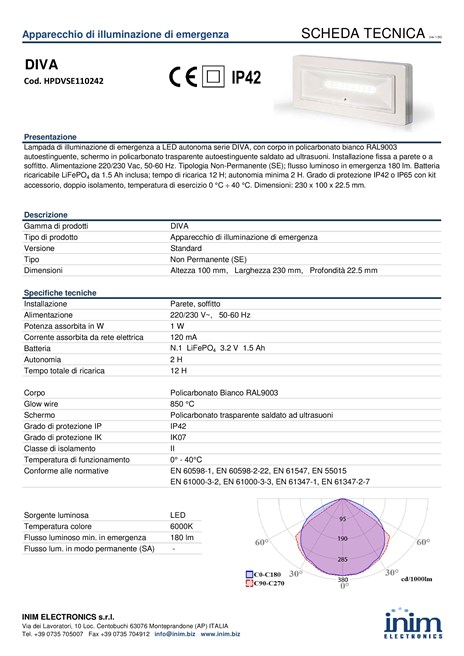 Luce LED Industriale Di Emergenza - 2 X 6W - IP65 - Foto 5