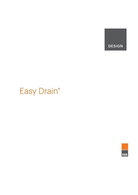 Easy Drain Design 2020 (en, it, fr, de, es)