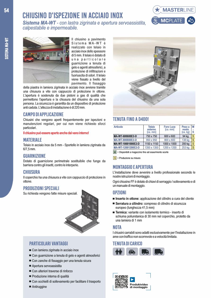 Catalogo MA-WT INOX (it)