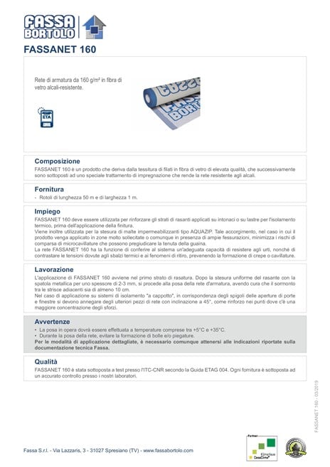 FASSANET 160 (03-19)