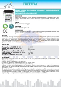 Catalogo FREEWAY scheda tecnica