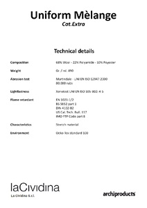 Fabric Uniforme Melange