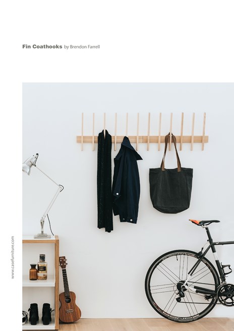 FIN Coat rack By Case | design Matthew Hilton