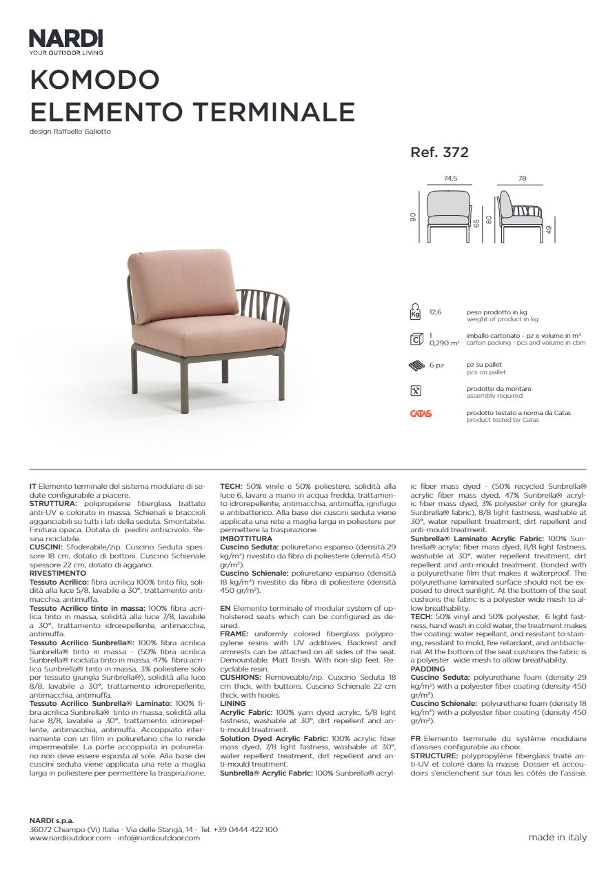 Catalogo KOMODO terminale 2025 (it, en, fr, de, es, pt)