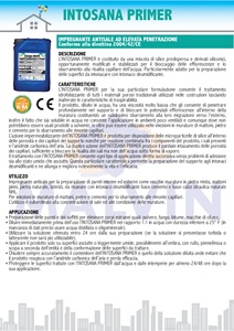 Catalogo INTOSANA PRIMER scheda tecnica