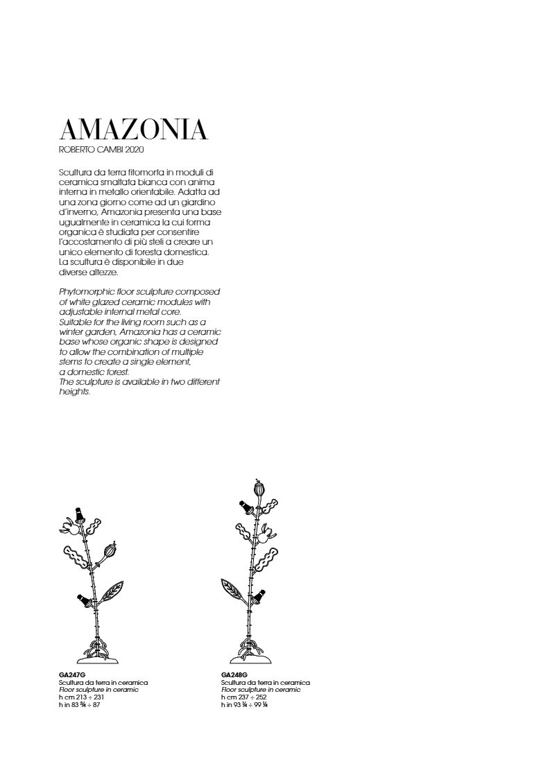 Giorgetti AMAZONIA sculpture (it, en)