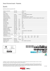 Catalogo Iconic Scheda Tecnica (it)