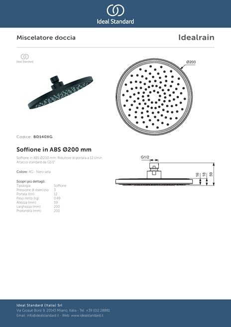 Idealrain - BD140XG (it)