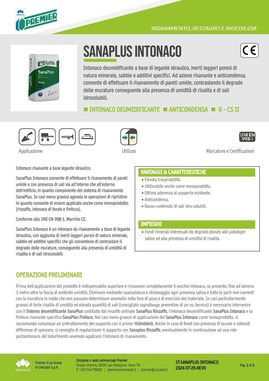 Catalogo SANAPLUS INTONACO (it)