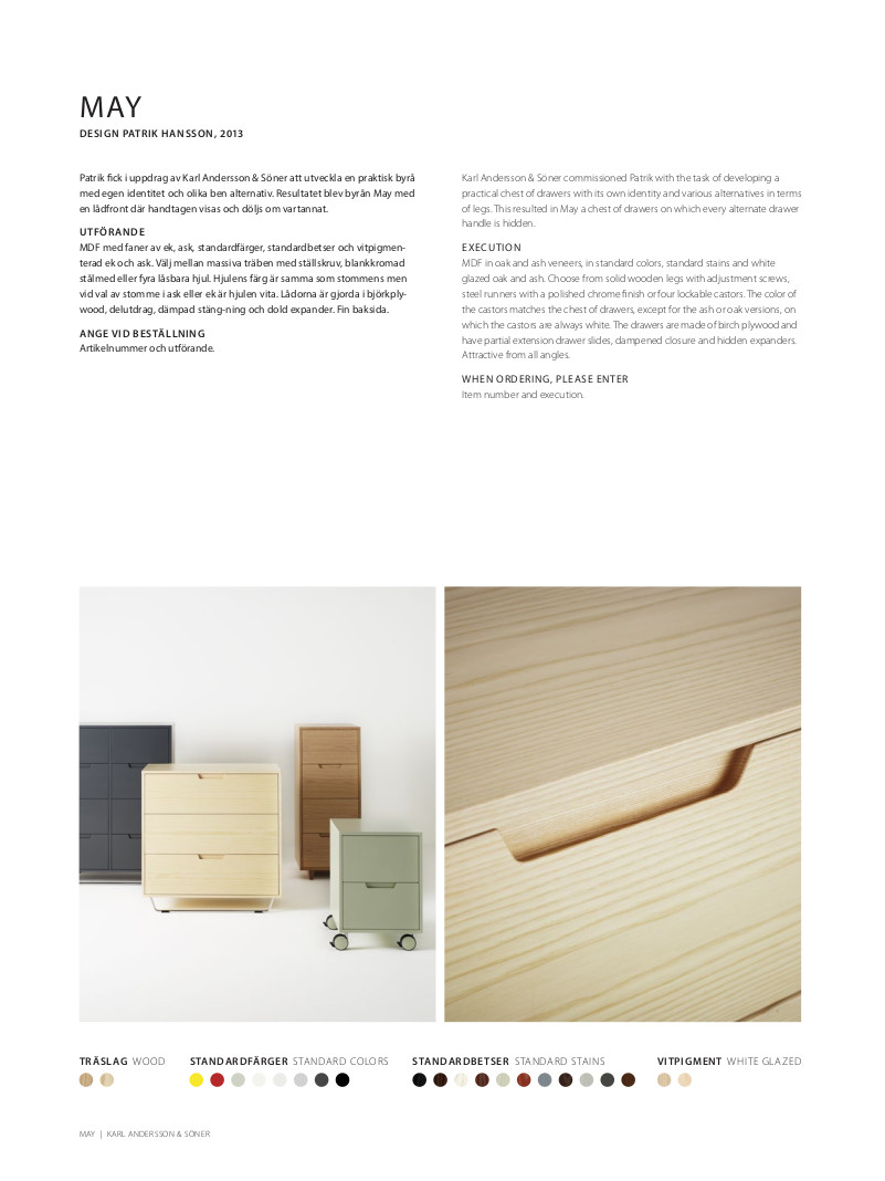 Catalogo Karl Andersson & Söner - MAY