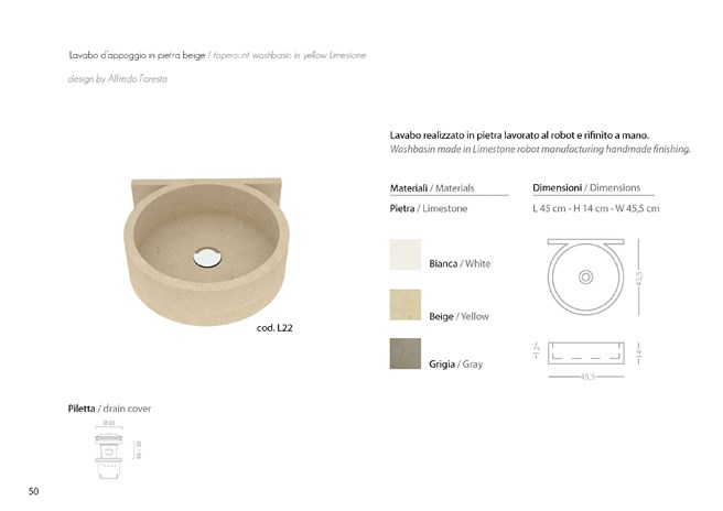 Catalogo L22 - scheda tecnica (it, en)