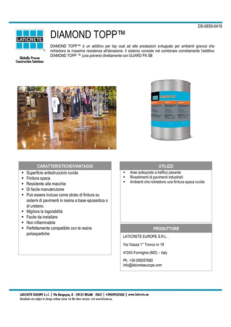 LDS0859 DIAMOND TOPP (it)