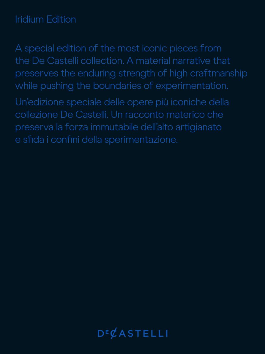 De Castelli - Iridium Brochure 2025 (it, en)